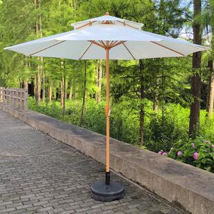 遮阳伞户外庭院伞露天摆摊中柱伞婚礼布置大遮阳伞商用防晒岗亭伞