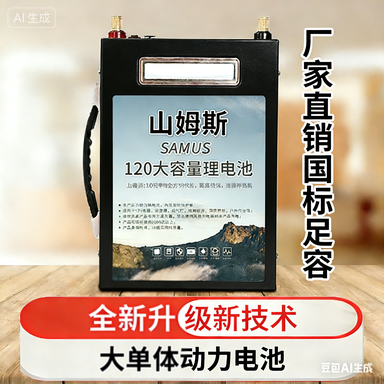 12v宁德时代大容量大功率80ah100安伏户外电瓶三元超轻大单体锂电