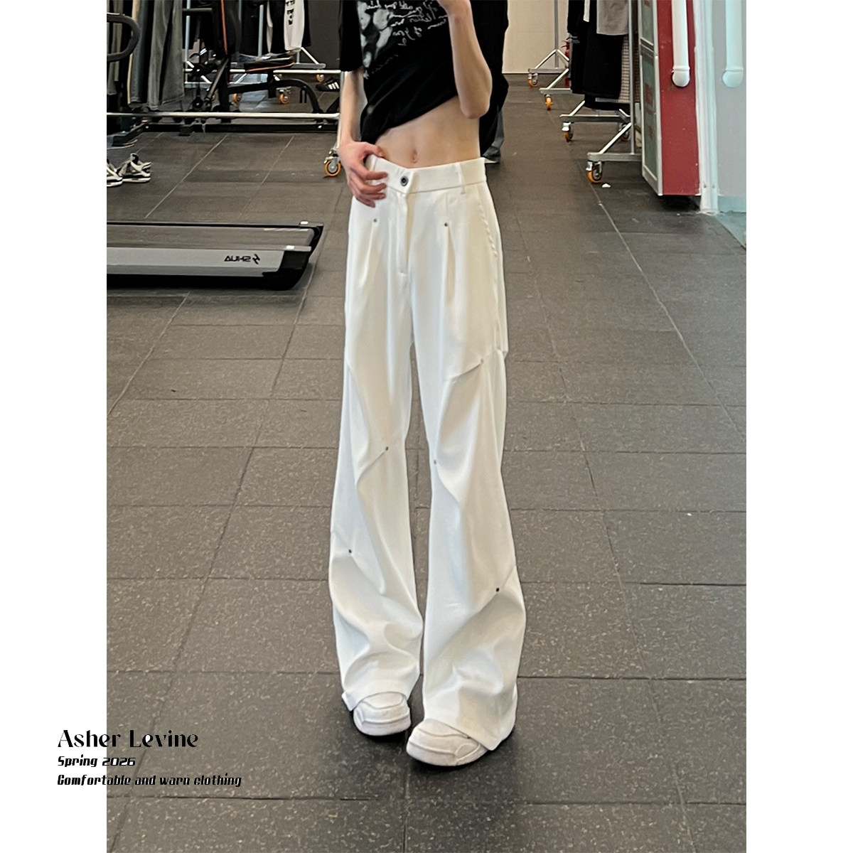 Trắng Unisex - S (Gợi ý [40-50kg])