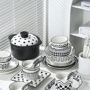 碗碟套装 餐具赫本碗筷组合碗盘 家用轻奢现代乔迁法式 简约2022新款