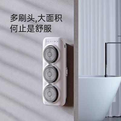 小项壁挂式智能洗澡机电动洗澡沐浴刷懒人搓澡神器自动搓泥搓背机