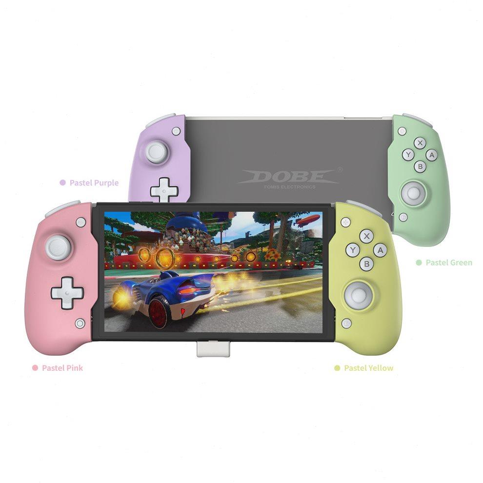 SWITCH OLED主机通用直插式手柄ns一体带体感震动手制DOBE四代