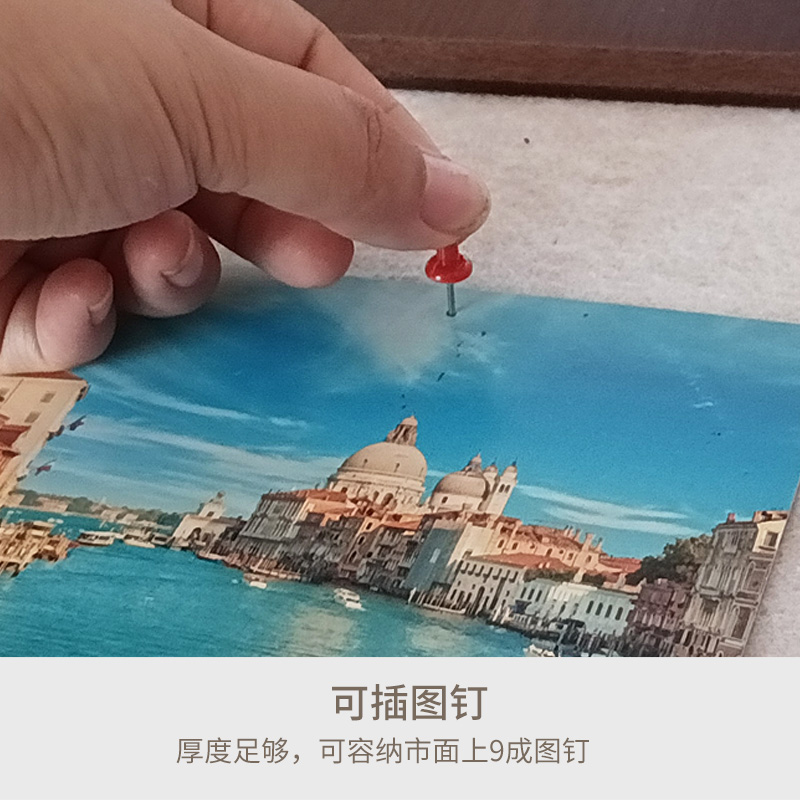 热销毛毡板照片墙免打孔展示背景墙软木板留言板客厅卧室书桌ins