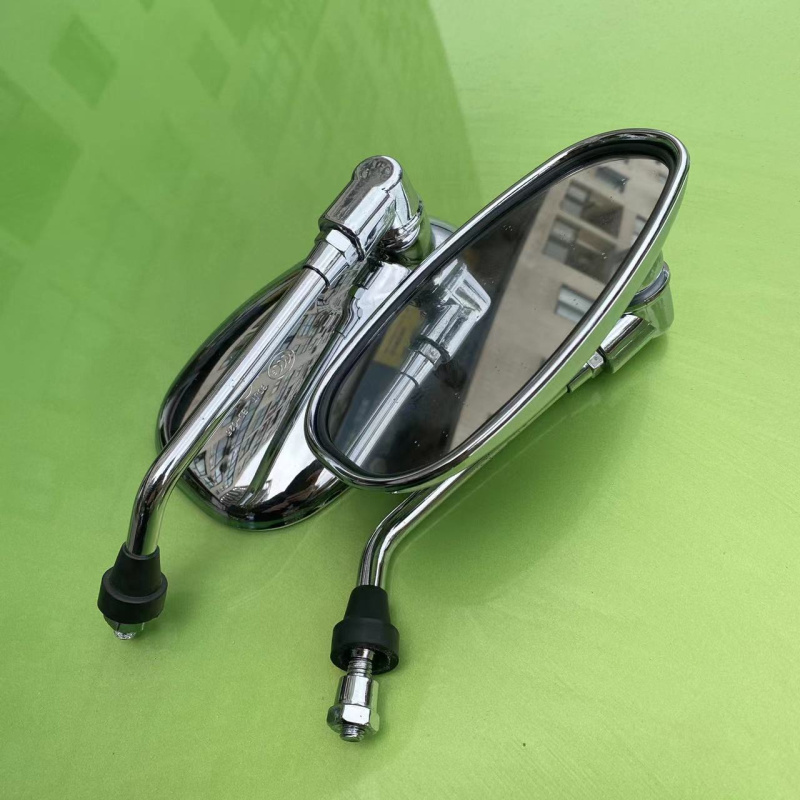 热销电动车小牛深远009踏板车后视镜电摩复古反光镜龟王电镀镜倒
