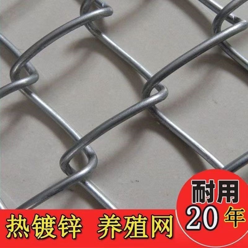 热销内蒙防锈镀锌铁丝网钢丝网围护栏网家用养殖牛羊拦鸡网菜园勾