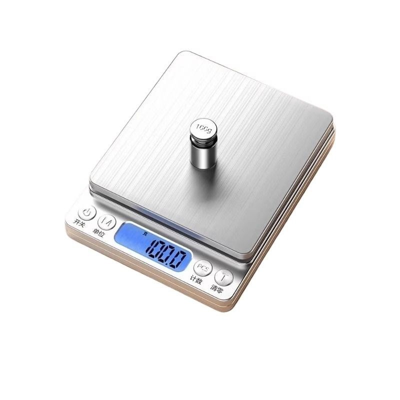 热销高精度电子秤精准厨房秤小型家用0.1g烘焙天平秤克数称食物秤