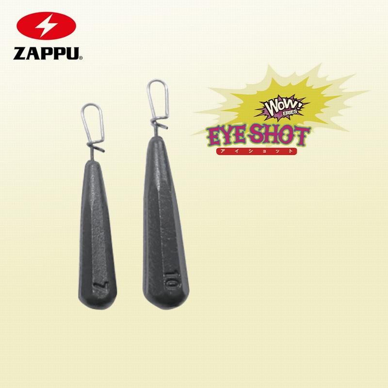 日本ZAPPU扎普长条环保坠铅卡罗倒钓远投鳜鲈鱼配重路亚德州钓组