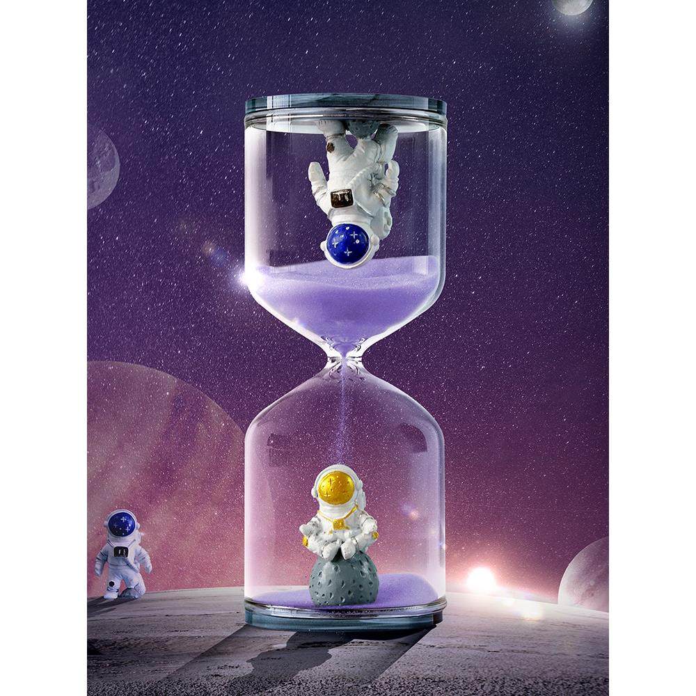宇航员摆件沙漏计时器儿童15/30分钟时间管理创意太空人生日礼物,家居饰品,装饰摆件,淘宝优惠券,粉丝福利购,淘宝优惠卷