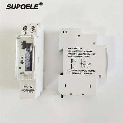 24小时机械式定时器 带电池时间开关SUL180时控开关TB-45带指示灯