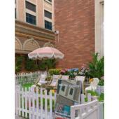 露营摆设道具遮阳伞遮阳伞户外花园棉质流苏花边伞休闲 防晒庭院