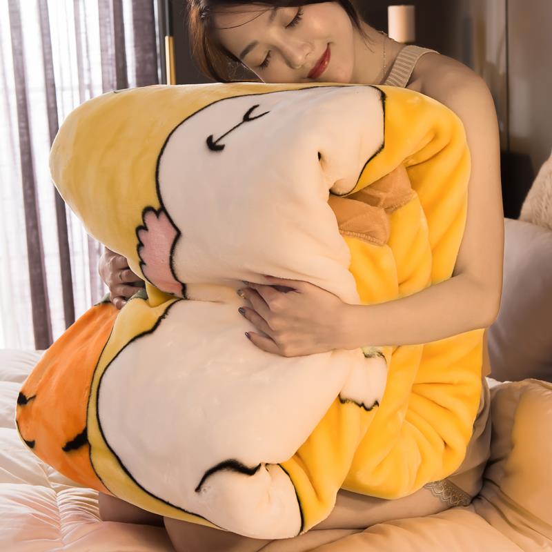 拉舍尔毛毯冬季加厚珊瑚法兰绒铺床小毯子春秋被子学生宿舍床单人