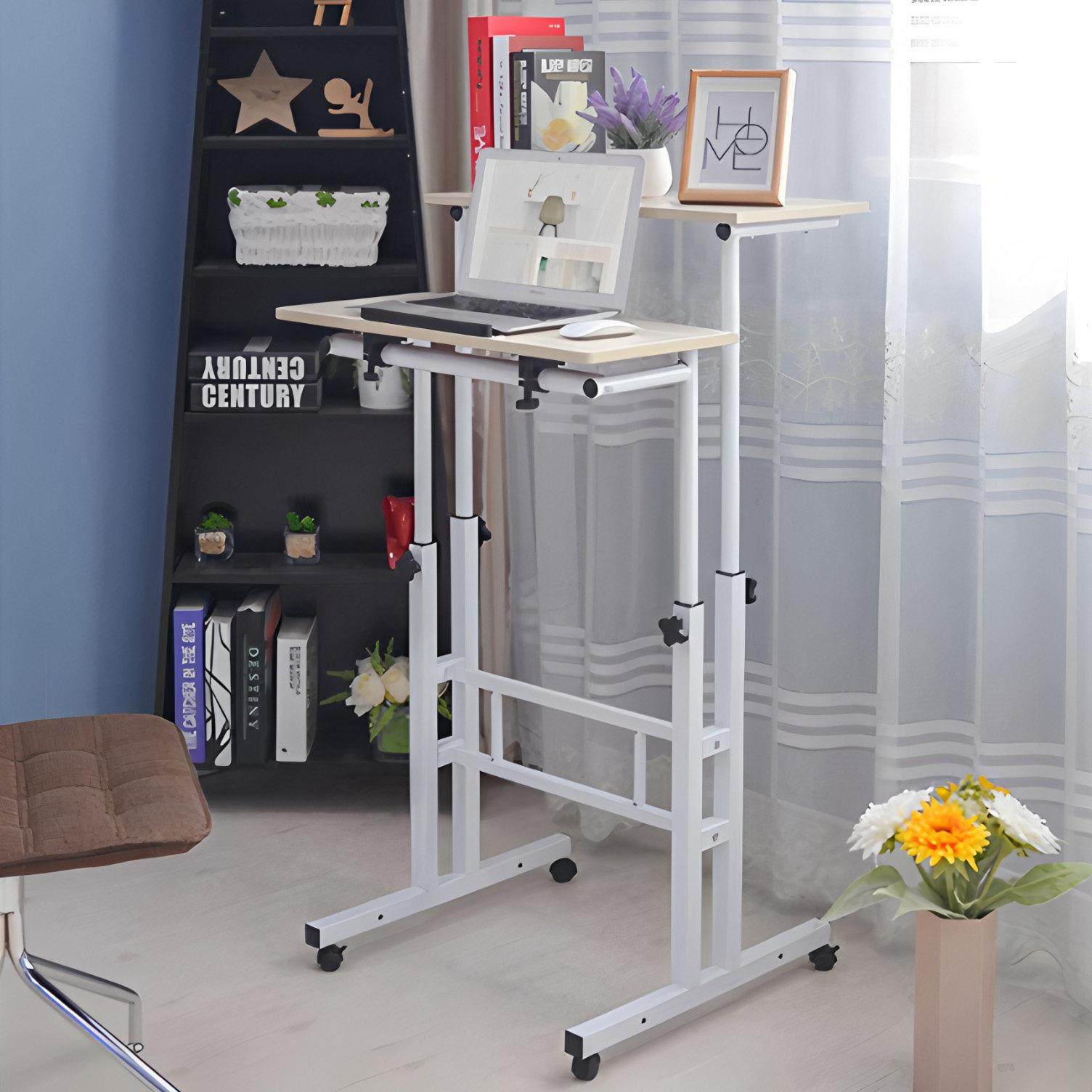 站立桌分体式多功能升降电脑桌子站坐两用简约可移动办公桌工作台,住宅家具,电脑桌,淘宝优惠券,粉丝福利购,淘宝优惠卷