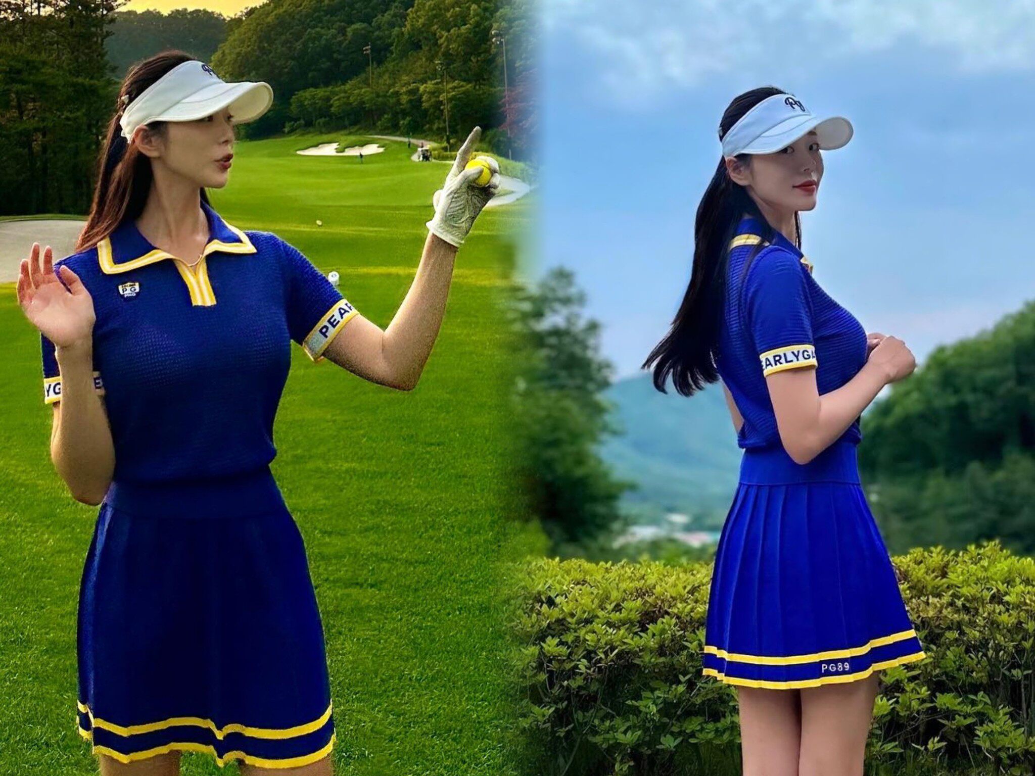 亏本清仓，女士PG套装，蓝色XS一套，328元包邮