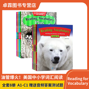 Vocabulary 进口 原版 Plus级别 Reading for 剑桥KET 书籍 词汇阅读教材 PET考试美国中小学英语词汇阅读拓展正版