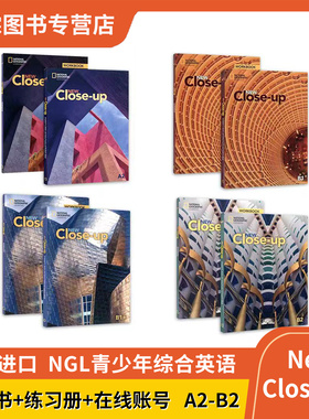 美国国家地理出版社New Close up青少年英语综合教材中小学听说读写阅读真实世界故事全球性话题原版进口 第三版 2021版
