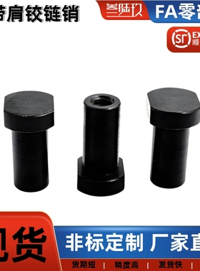 带肩铰链销MIM01 HCLBM6 8 10-15 20 25 30 切边型内六角内螺纹型