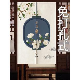门帘隔断帘厨房遮挡玄关厕所卧室中国风布帘装 中式 饰家用布艺挂帘