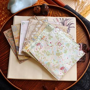 15厘米方形国风刺绣提花布餐垫印花织绣锦缎茶杯垫隔热置物垫