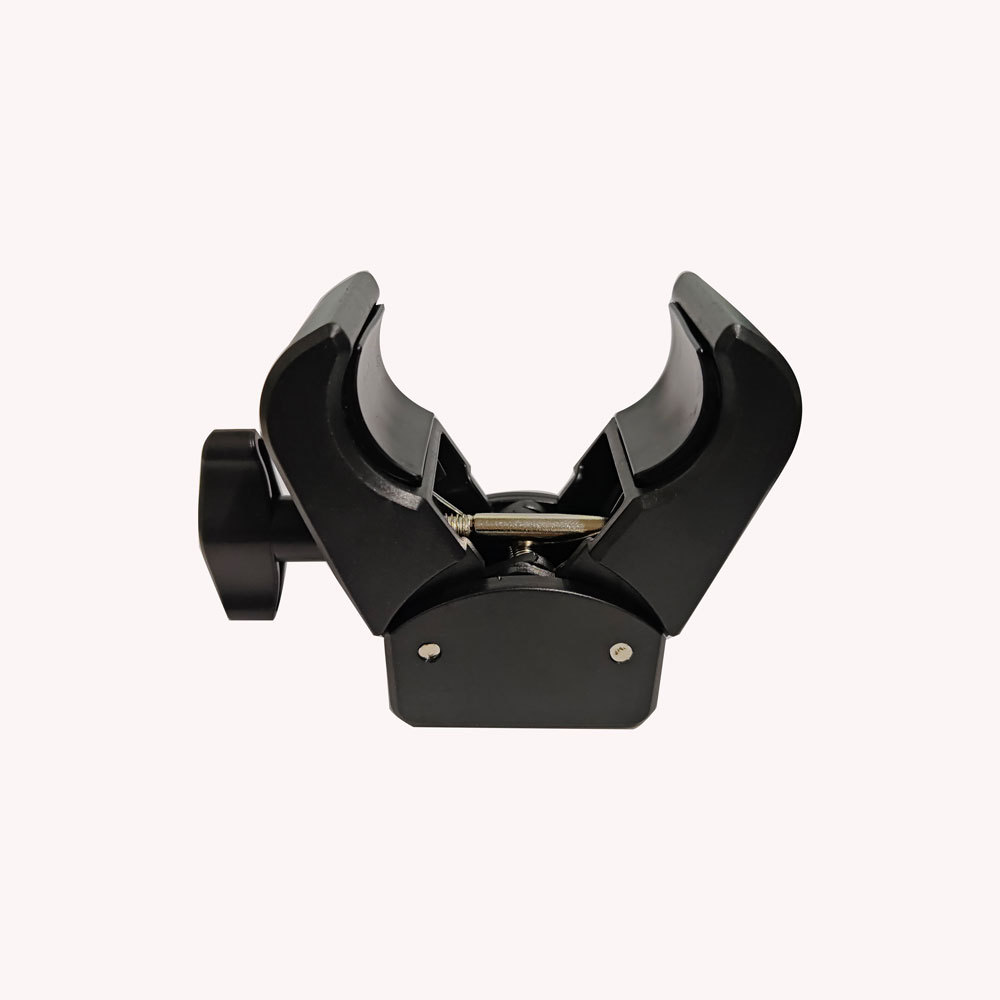 三脚架手机支架增位夹单车夹电动车导航头配件夹头蟹钳夹云台