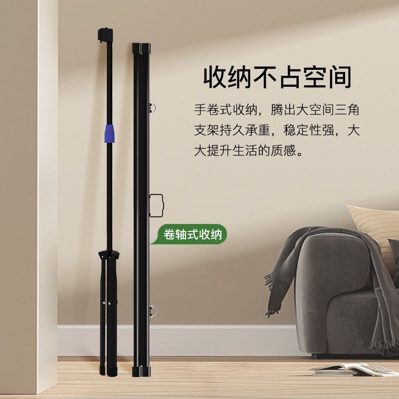 源头工厂 高清便携移动支架幕布室内户外办公便携移动支架免打孔