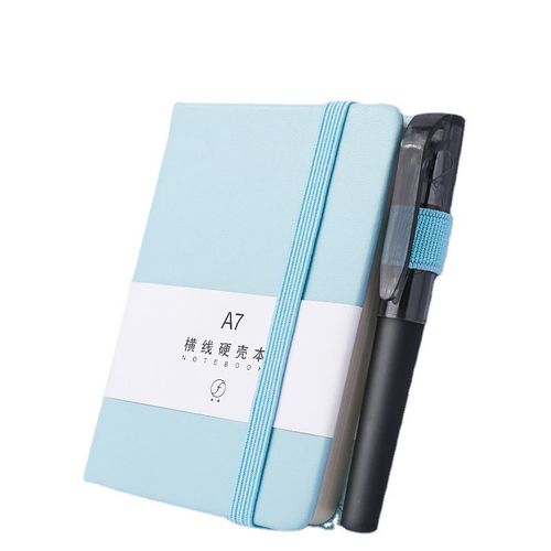 5本装A7随身小本子便携绑带笔插口袋本创意小笔记记事本日记本子