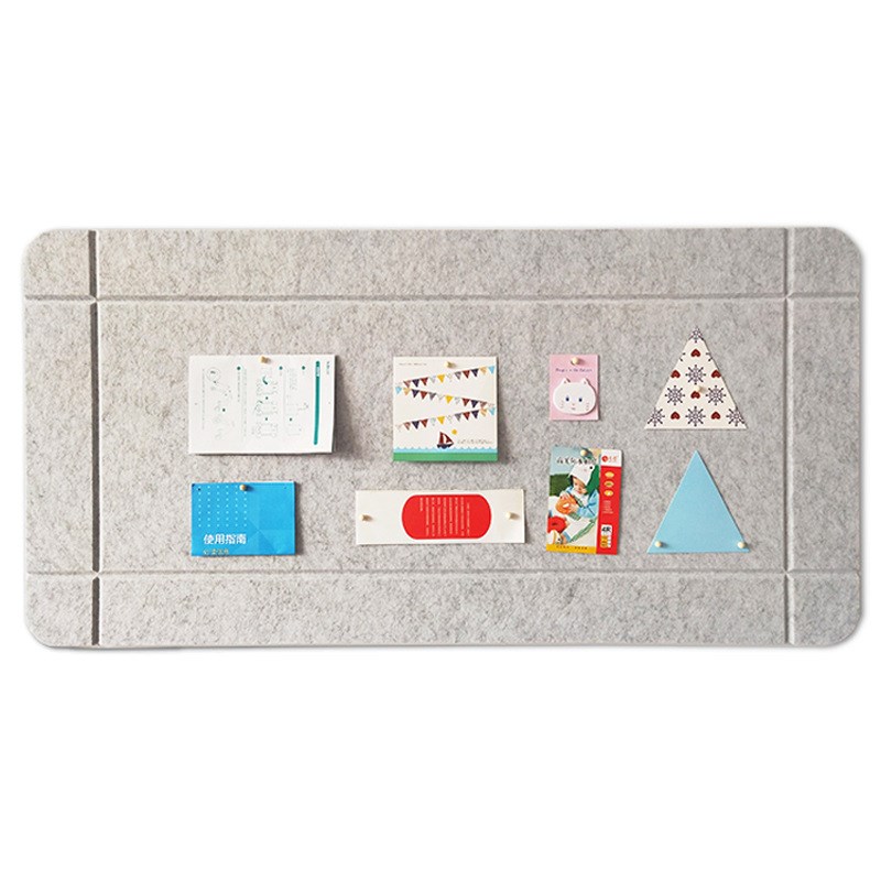 毛毡留言板大尺寸装饰卧室幼儿园办公室展示板公告栏120*60背景墙