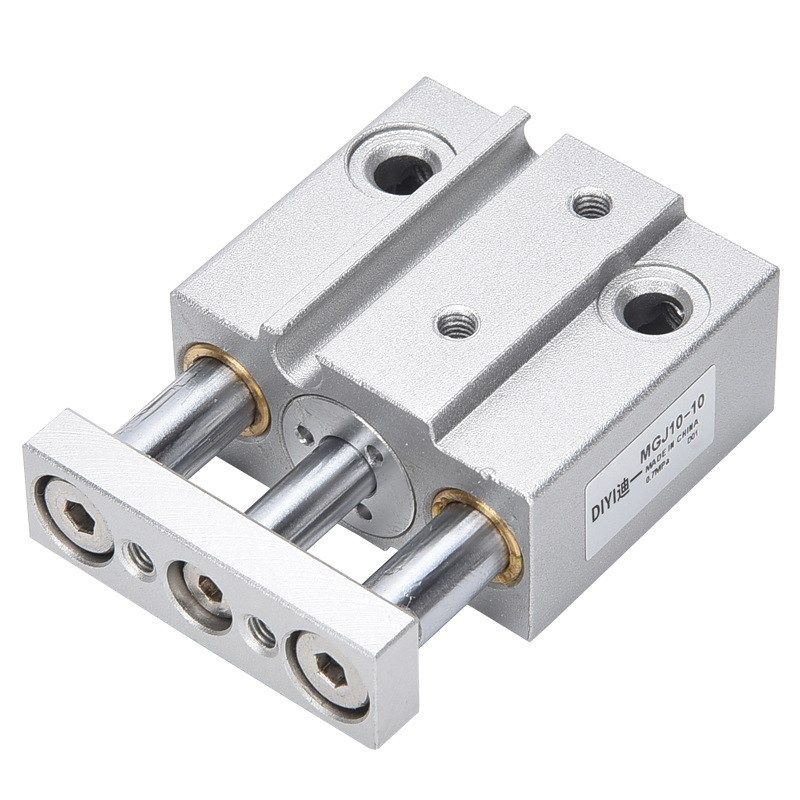 气动元件MGJ三轴微型带导杆小型三杆气缸TCM6/10*5-10/15/20S带磁