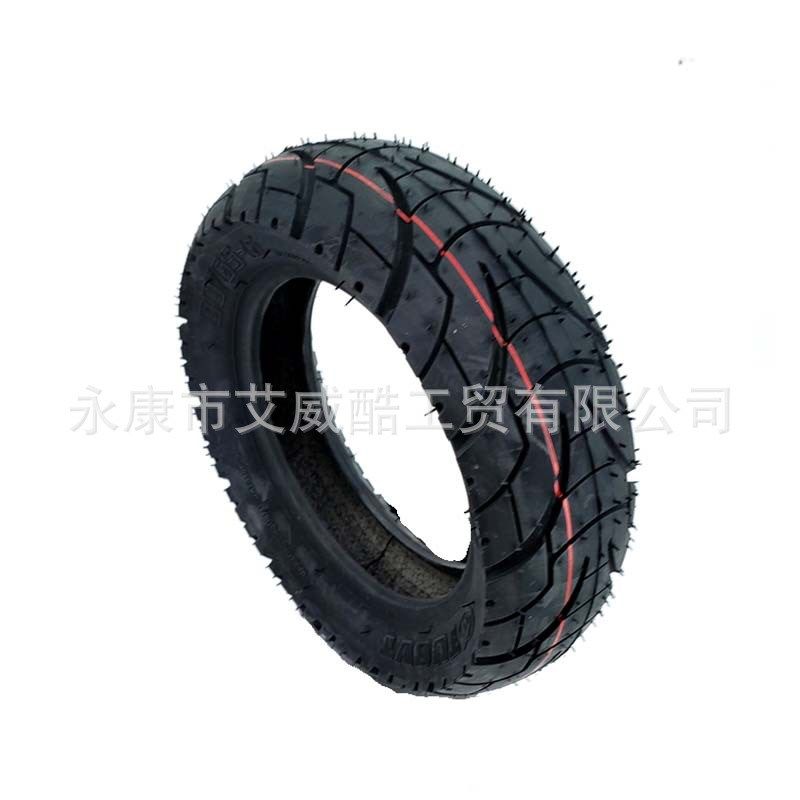 厂家直销10寸滑板车越野轮胎10x3/255x80/80/65-6内外胎加厚轮胎