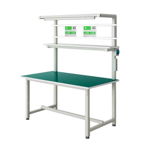 厂家工作台带灯操作台打包台防静电车间流水线重型五金测试维修桌