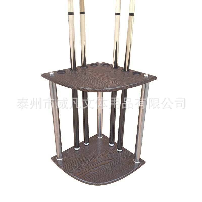 威凡台球桌木质架杆扇形8孔撞球台多种颜色架杆桌球台配件架杆器