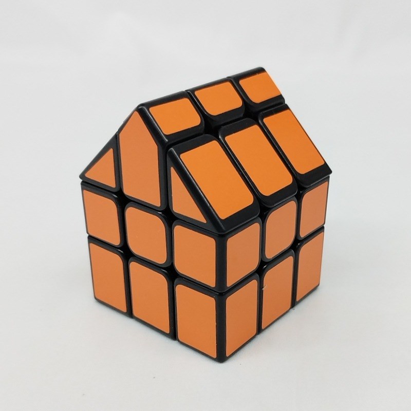 梯色 三阶单色房子魔方 3阶变形魔屋魔方 Magic House Cube