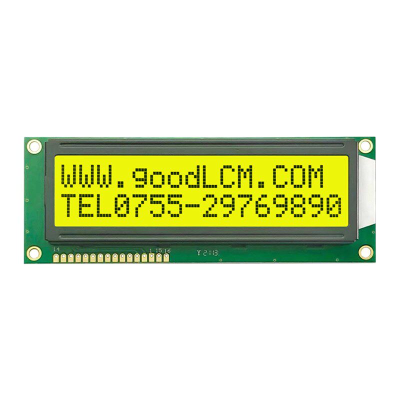 16X2STN黄绿侧光lcd液晶模块JXD1602E 5V LCD大字符LCM液晶显示屏