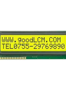 16X2STN黄绿侧光lcd液晶模块JXD1602E 5V LCD大字符LCM液晶显示屏