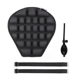 摩托车坐垫套配件电动车充气款气囊座椅套垫不锈钢接头密封不漏气