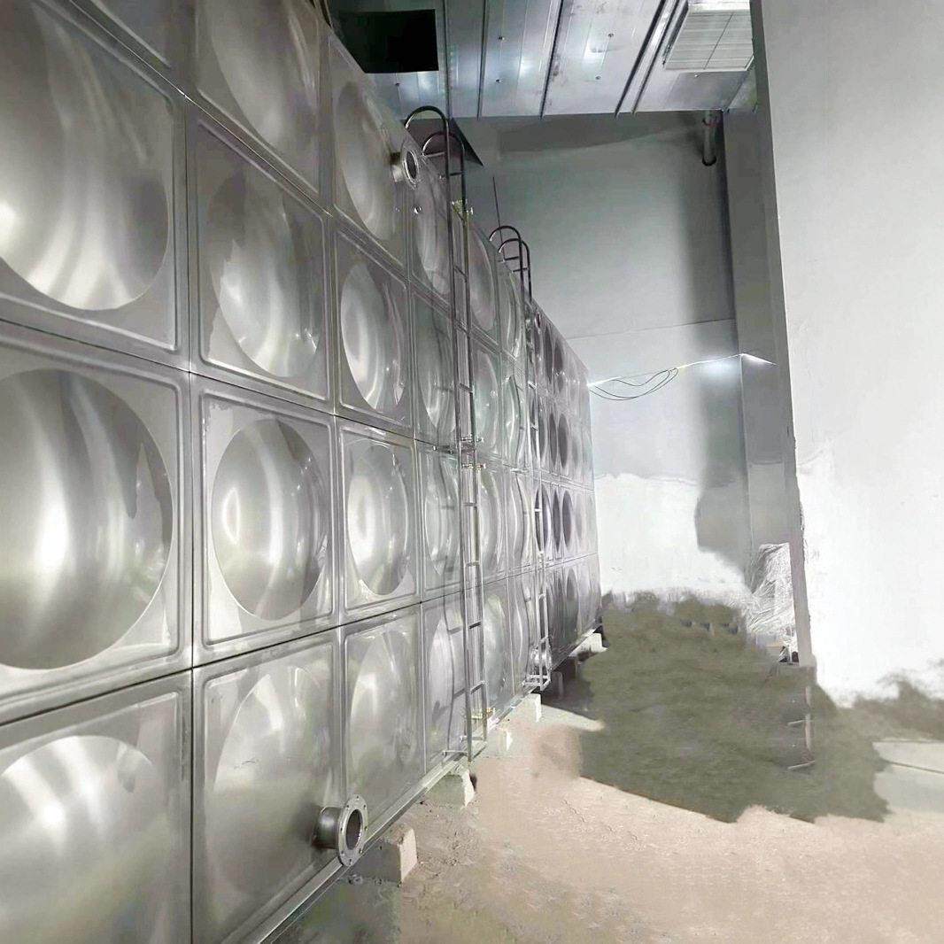 加厚大型不锈钢生活水箱饮用水箱变频供水设备组合式地下室水箱