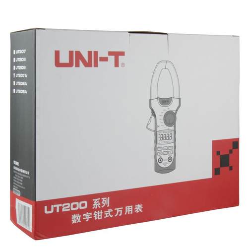 UNI-T/UT207A交直流数字钳形表UT208A钳表UT209A勾表1000A