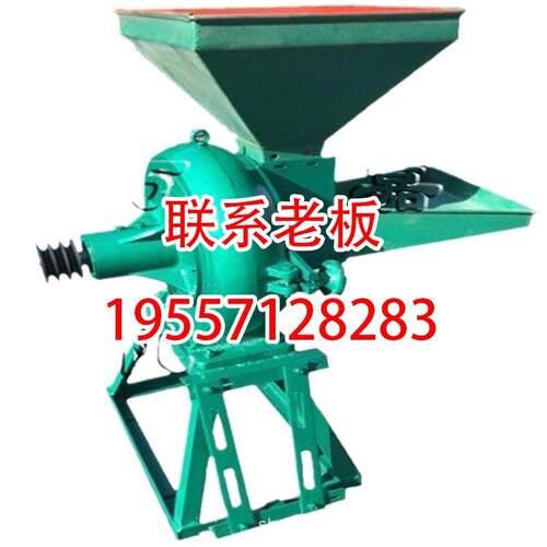 自吸式齿盘粉碎机五谷杂粮磨面机大产量玉米大豆小麦磨粉机