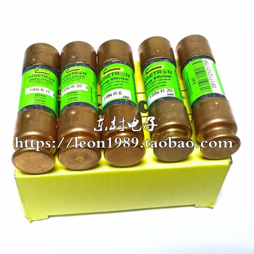 美国bussmann保险丝 FRN-R-1-2-3-4-5-6-7-8-9 250V 14x51mm