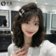芊亿假发女真人发丝全头套法式 刘海羊毛卷烫发无痕仿生工艺假发套