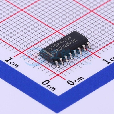 模拟开关/多路复用器 CD4052BM SOP-16 TI/德州 电子元件原装正品