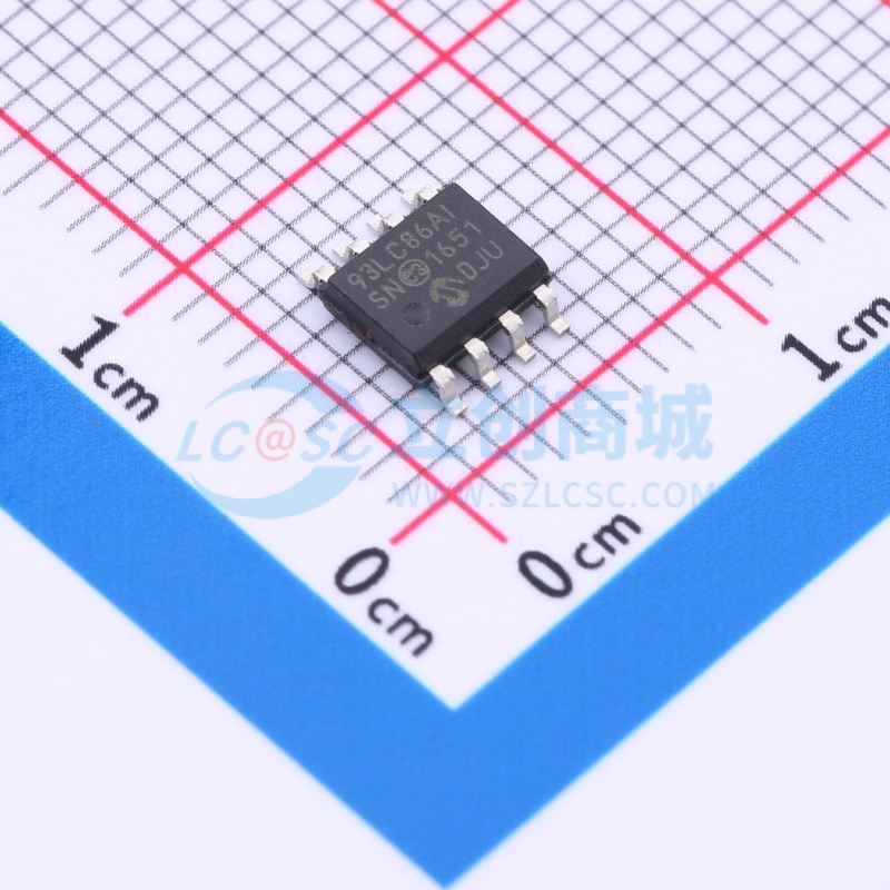 EEPROM 93LC86A-I/SN SOIC-8 MICROCHIP(美国微芯) 电子元件配单
