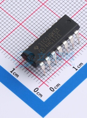 逻辑门 CD74HC132E PDIP-14 TI/德州 电子元器件配单原装正品
