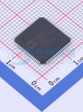 数模转换芯片DAC AD9777BSVZ TQFP-80 ADI(亚德诺) 电子元件配单