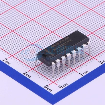 RS232芯片 MAX202CPE+ PDIP-16 MAXIM(美信) 电子元器件原装正品