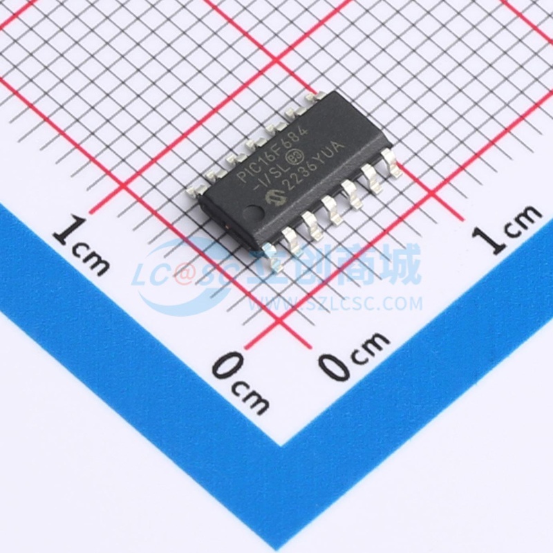 单片机(MCU/MPU/SOC) PIC16F684T-I/SL SOIC-14 MICROCHIP(美国微