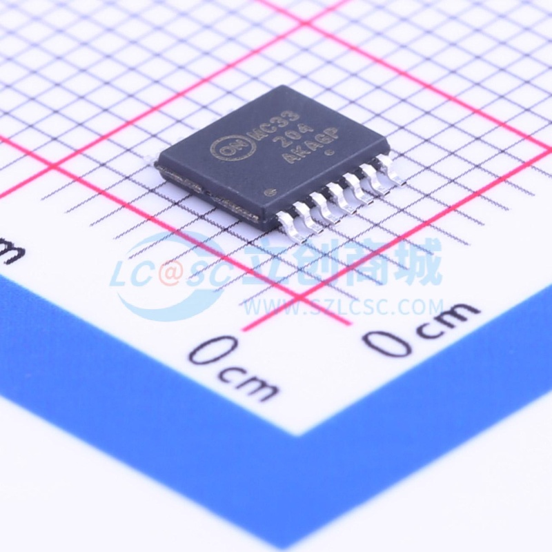 运算放大器 MC33204DTBR2G TSSOP-14 onsemi(安森美) 电子元器件