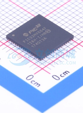 单片机(MCU/MPU/SOC) PIC32MX664F128H-I/MR QFN-64 MICROCHIP(美