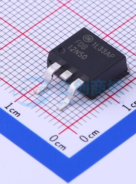 场效应管(MOSFET) FDB12N50TM D2PAK onsemi(安森美) 电子元器件