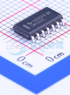 运算放大器 LMV324IDR SOIC-14 TI/德州 电子元器件配单原装正品