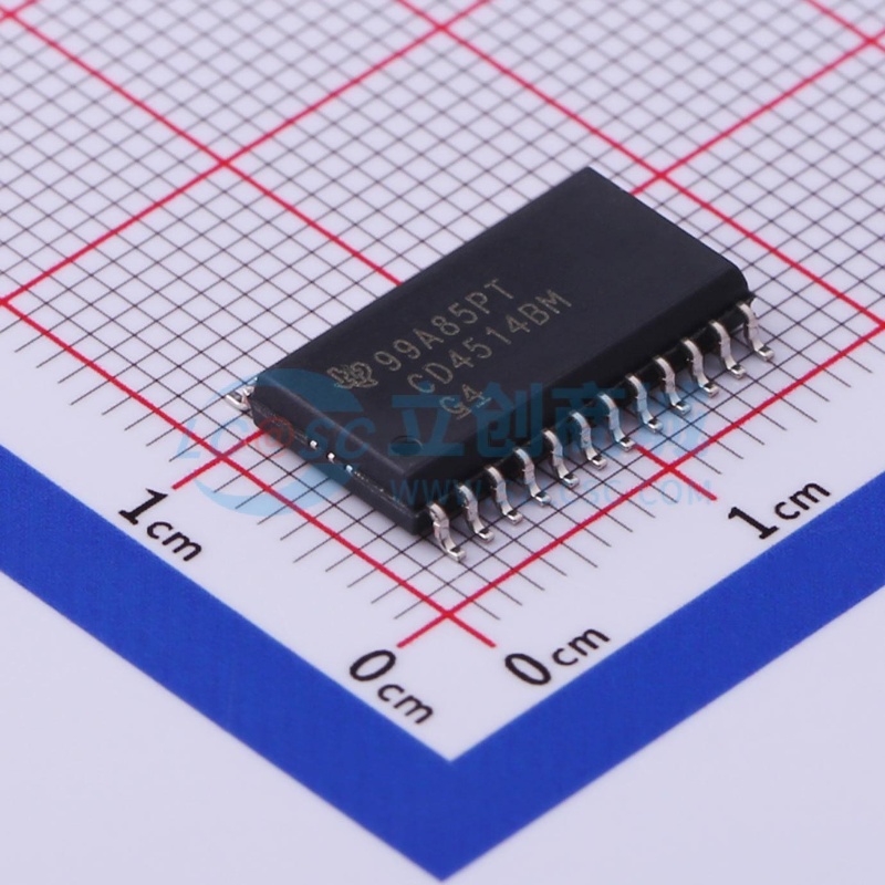 信号开关/编解码器/多路复用器 CD4514BM96 SOIC-24 TI/德州